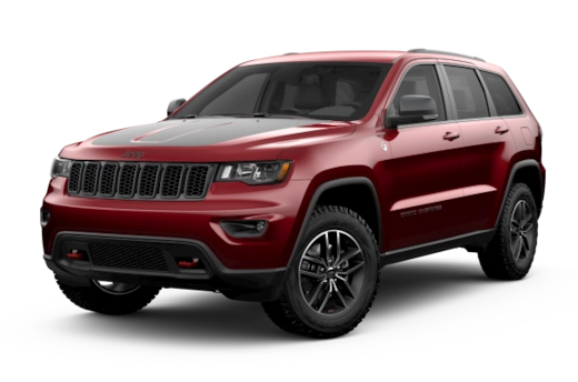 Red Jeep Grand Cherokee Trailhawk